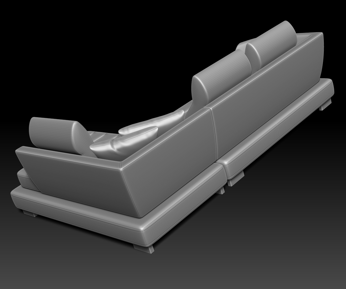 Product Visualization. 3D modeling of furniture.
